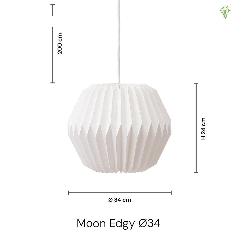 Moon Edgy Pendant Ø34