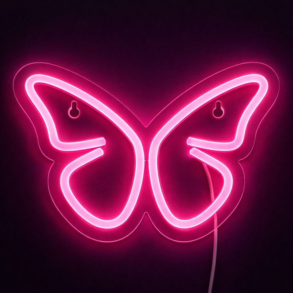 Butterfly Neonskilt - TEST VARIANT