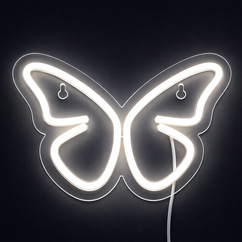 Butterfly Neonskilt - TEST VARIANT