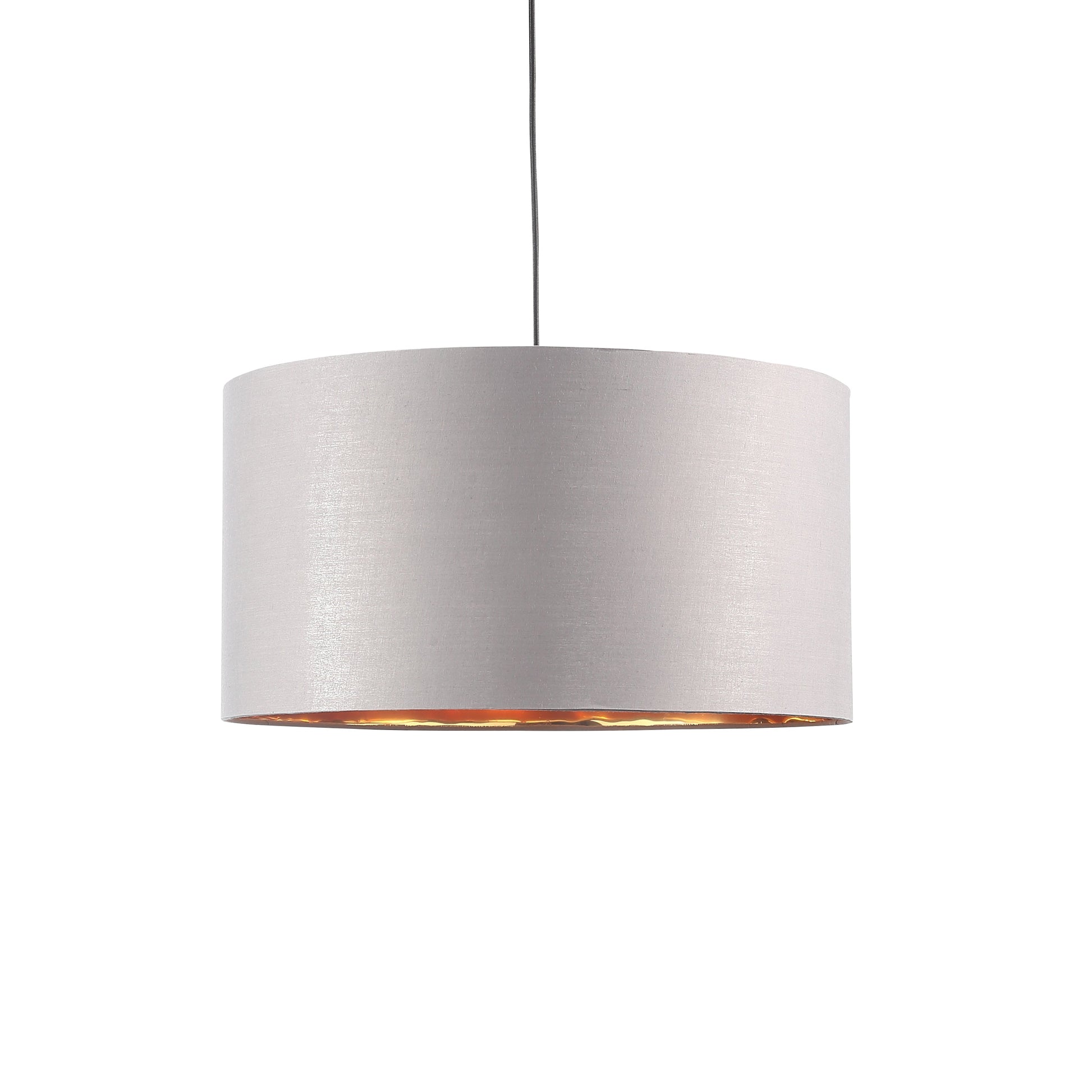 Drum Pendel Ø50 Grå/Messing-ShadesbyCPH-OutletLamper.dk