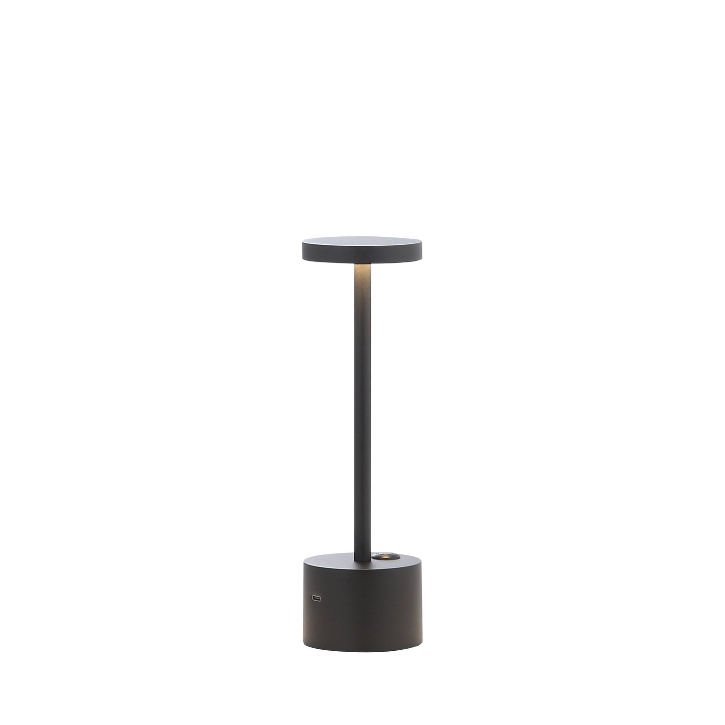 Bologna Mini LED Trådløs Bordlampe Sort