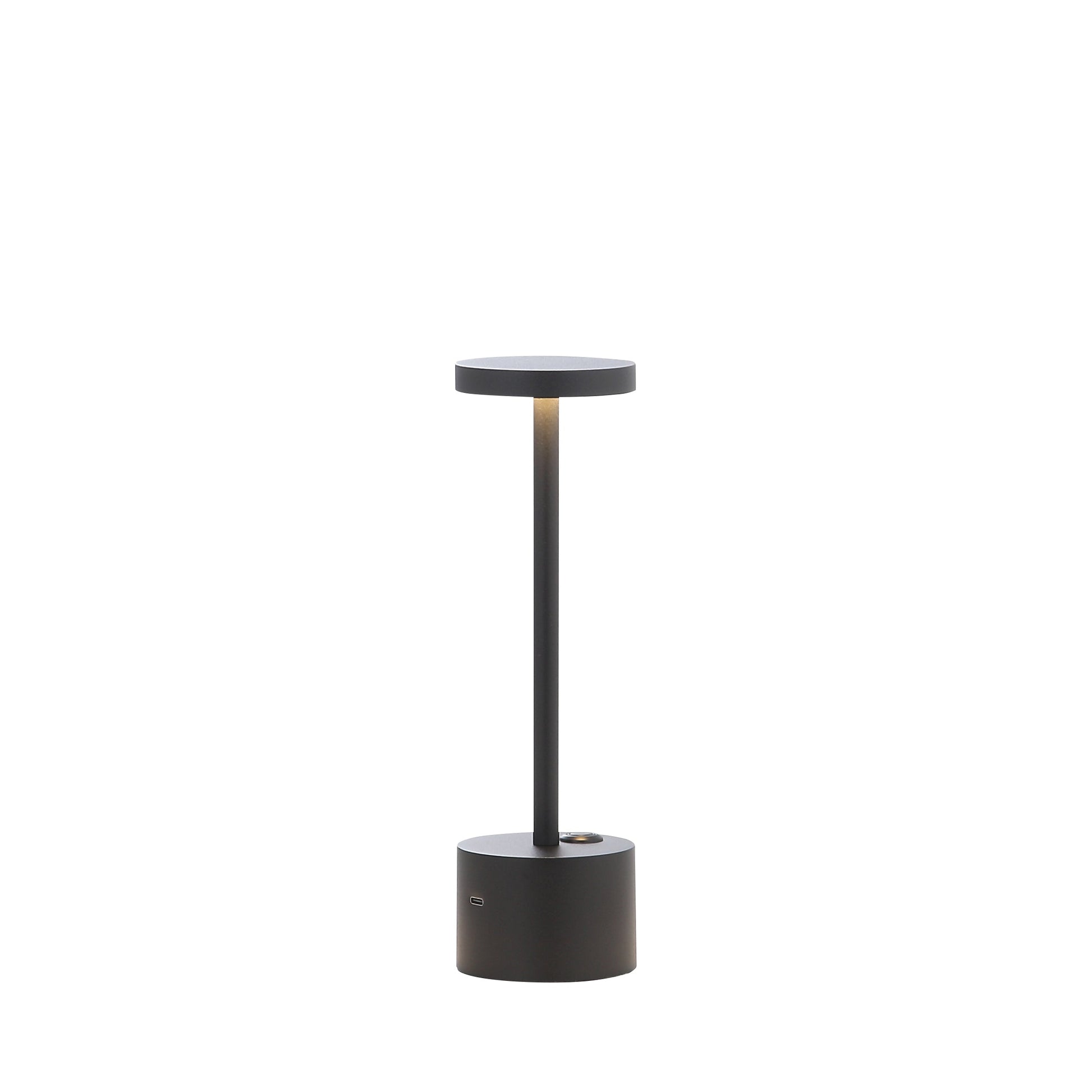 Bologna Mini LED Trådløs Bordlampe Sort