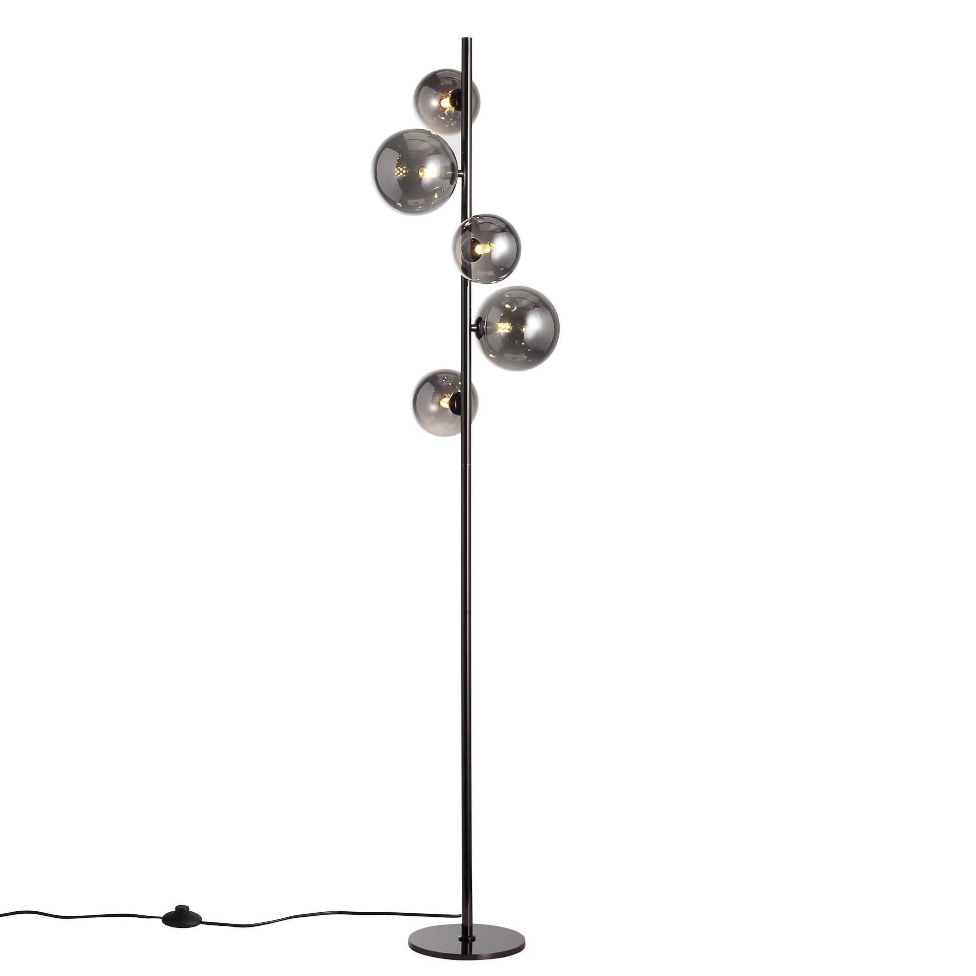Valencia Gulvlampe Titanium/Smoke-Nordic Seasons-OutletLamper.dk