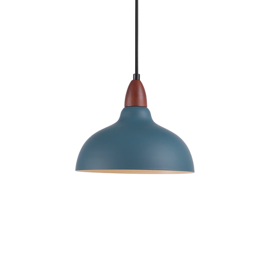 Oak Pendant Ø24 Dark Wood