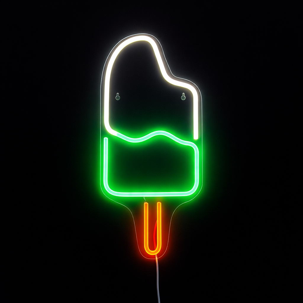 Ice Cream Neonskilt - TEST VARIANT