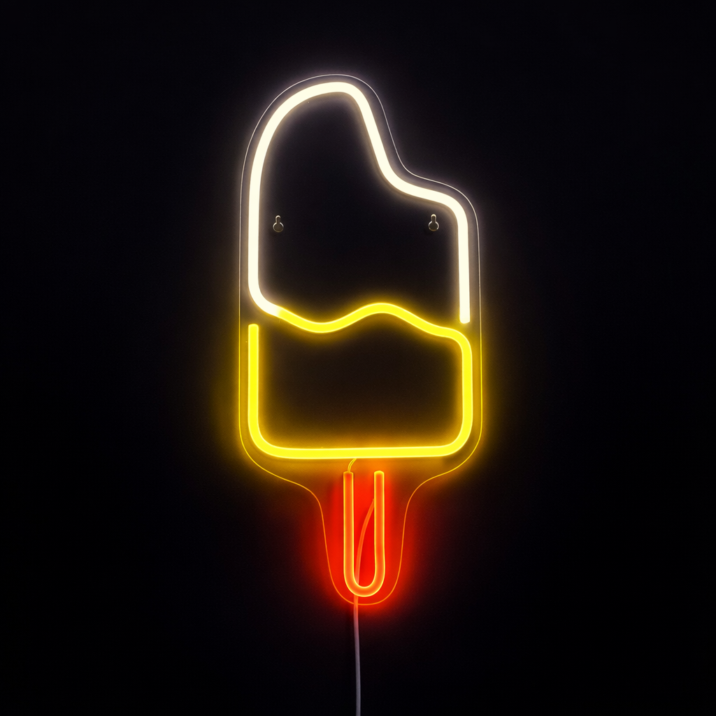 Ice Cream Neonskilt - TEST VARIANT