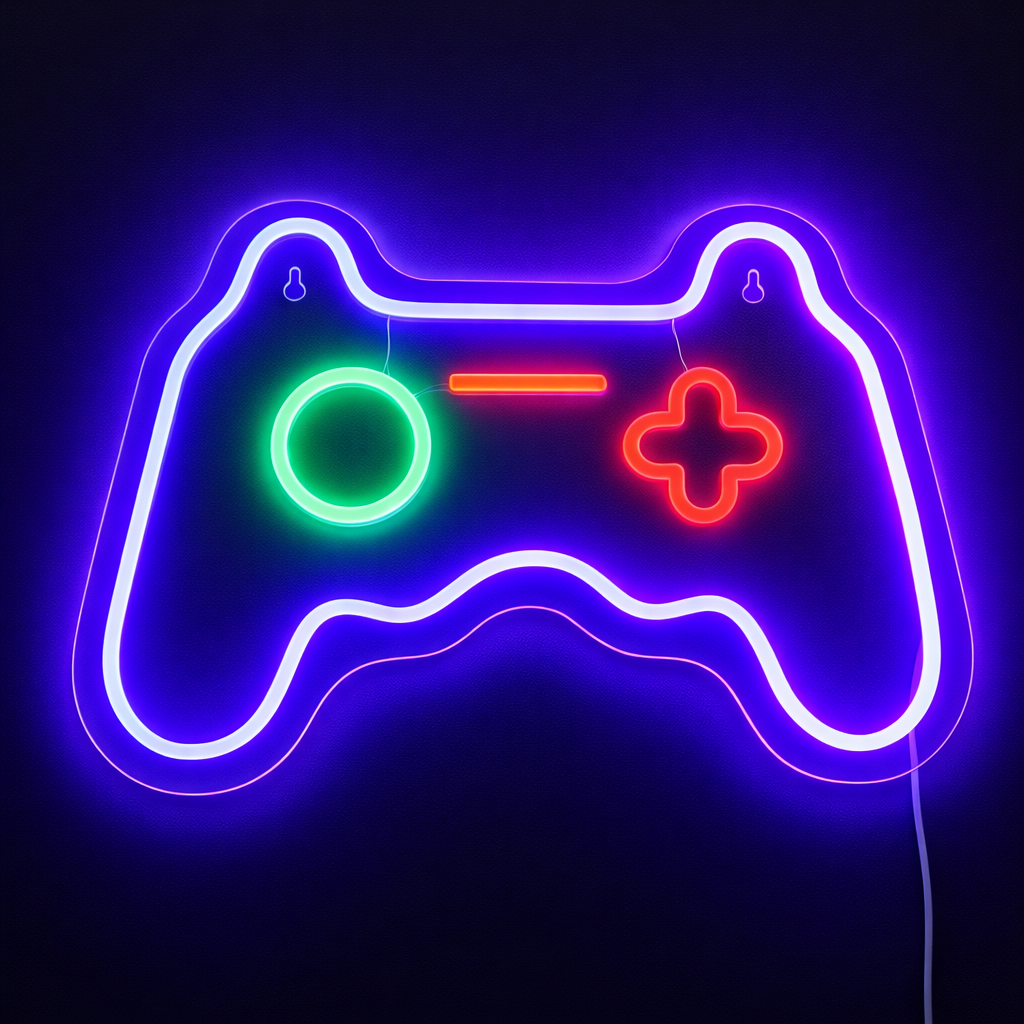 Joystick Neonskilt - TEST VARIANT