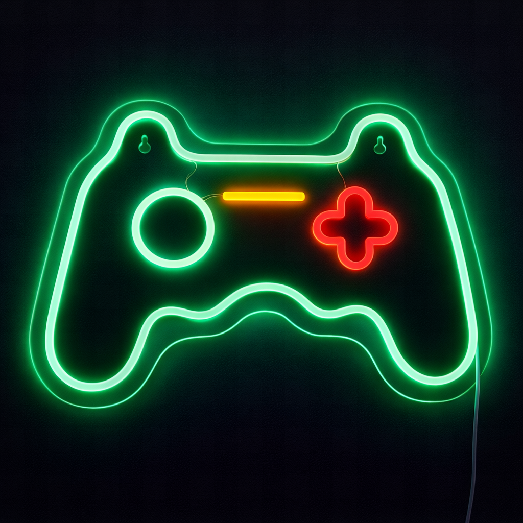 Joystick Neonskilt - TEST VARIANT