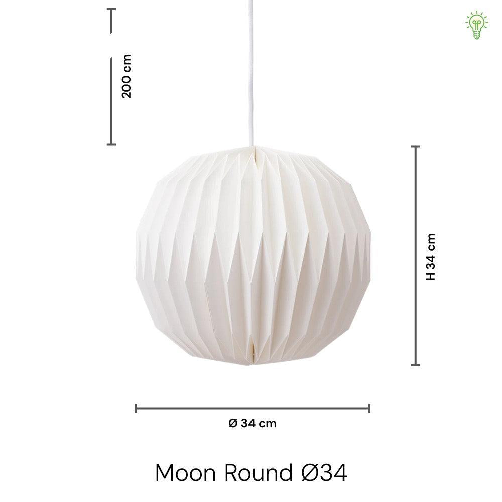 Moon Round Pendant Ø34
