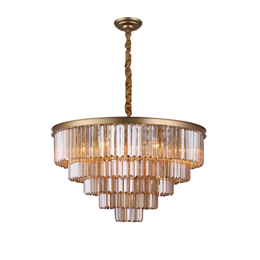 Santorini Lysekrone Ø80 Amber-Nordic Seasons-OutletLamper.dk