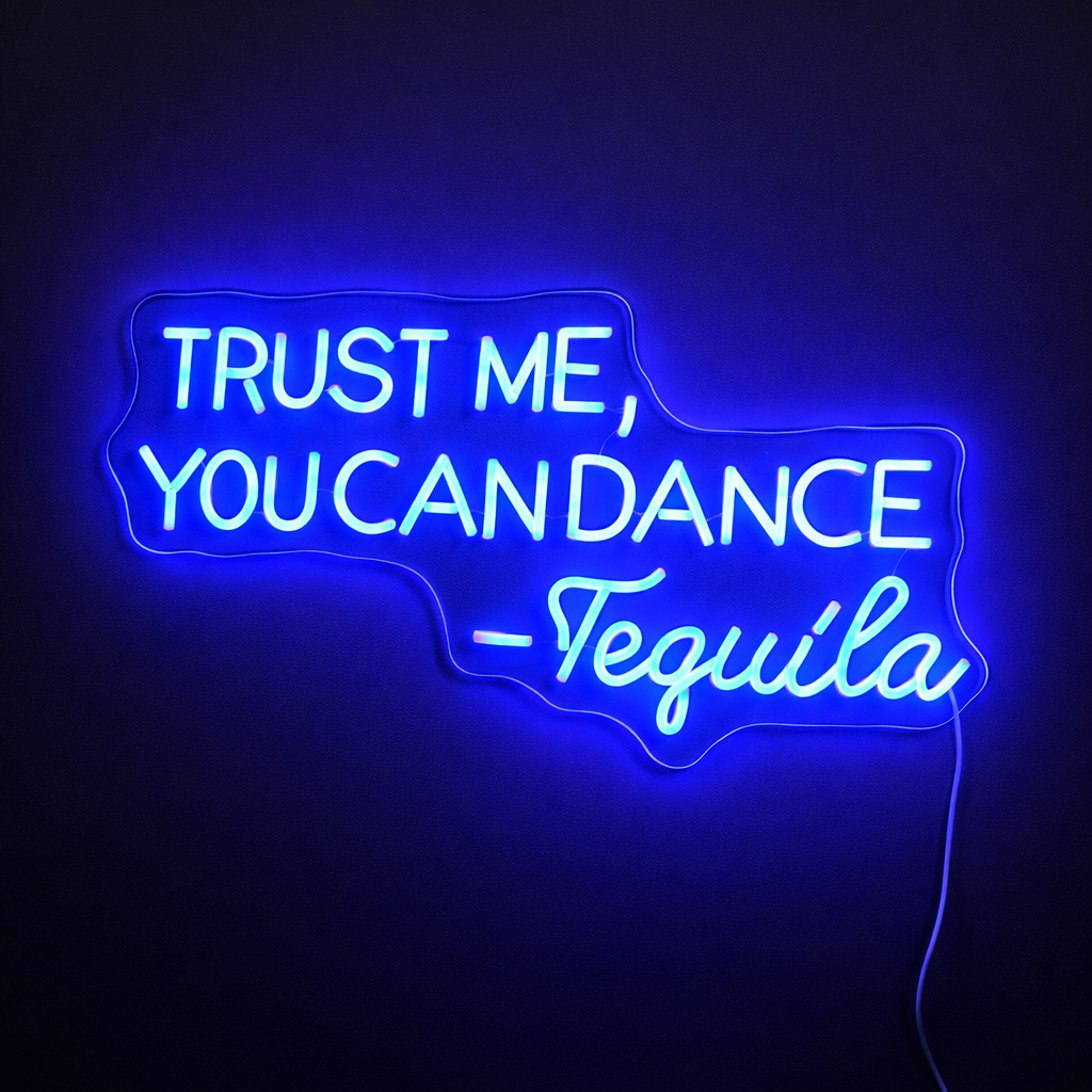 Trust Me You Can Dance Neonskilt - TEST VARIANT