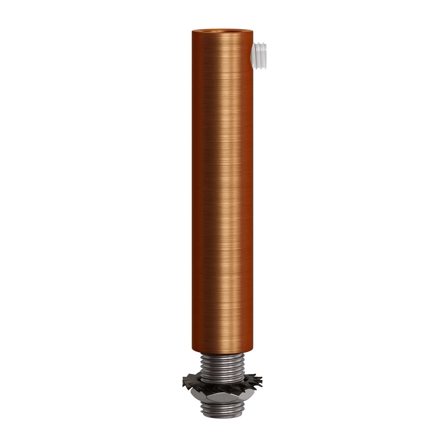 Cylinder Kabelklemme Metal Børstet Kobber 7 cm