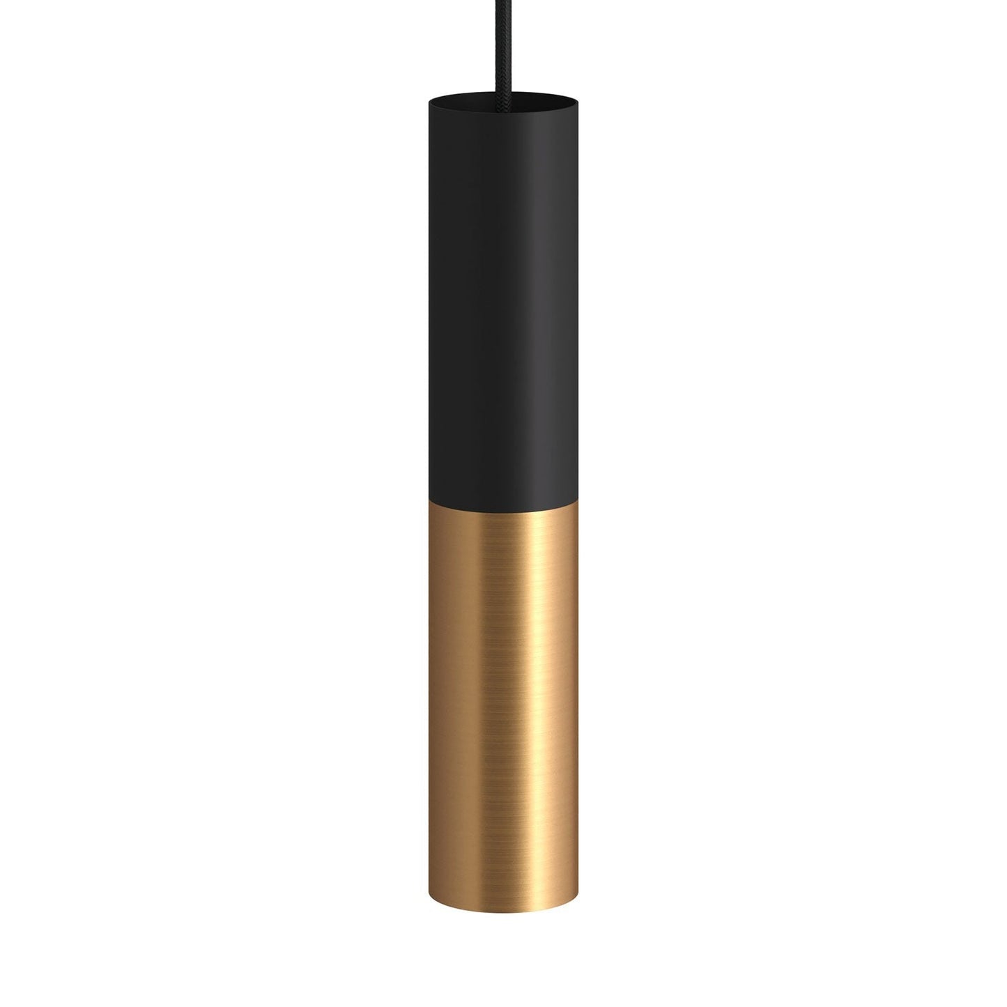 Creative Cables Tube Pendel Messing/Sort